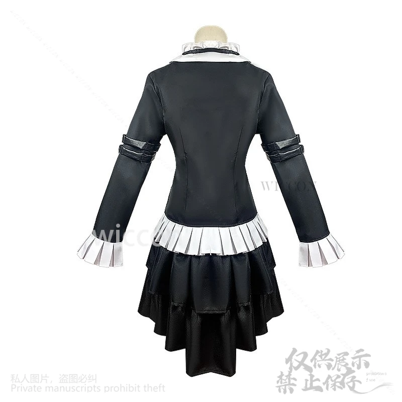 Anime Fata Cosplay Erza Scarlet Costume Cameriera Uniforme Vestito Lolita Parrucche Lunghe Rosse Hallowen Vestito Di Natale Per Le Donne Ragazze Code