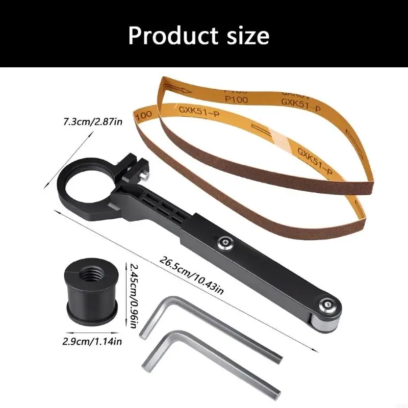Angles Grinders To Belt Sanders Conversion Grinding Machine Accessory For Woodworking Metal Polishing And Rusts Removal