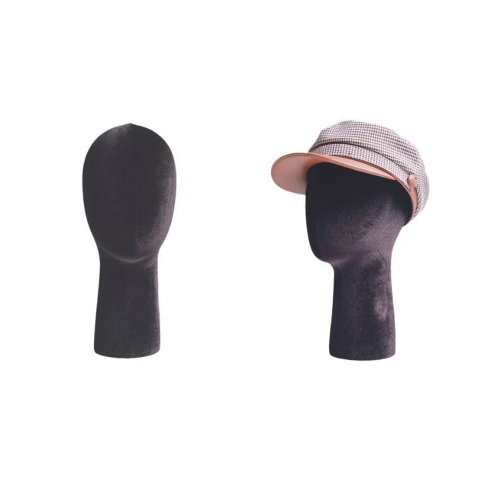 Mannequin Head Sturdy Head Circumference 55cm Hair Display Stand Glasses Holder Display for Headphone Hat Jewelry Headband Cap