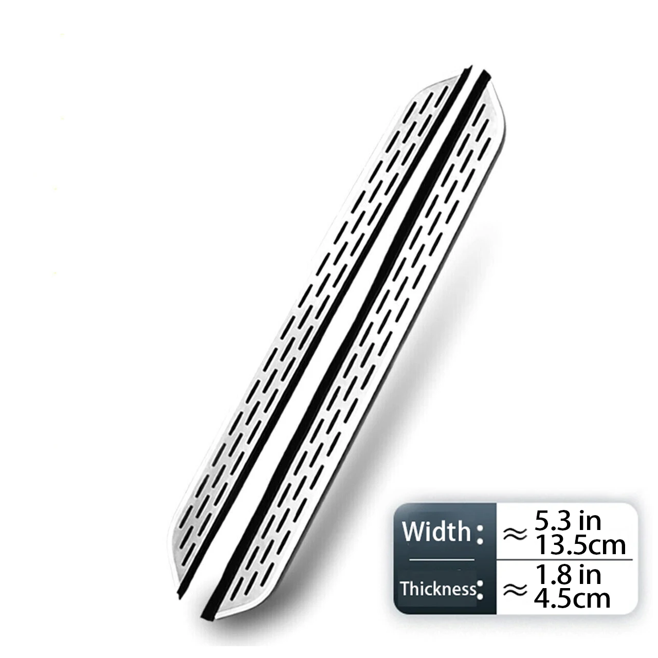 2 قطعة مناسبة لـ DS 7 DS7 كروس باك 2018-2025 لوحات الجري خطوات جانبية Nerf Bar الألومنيوم (مع الأقواس) #4