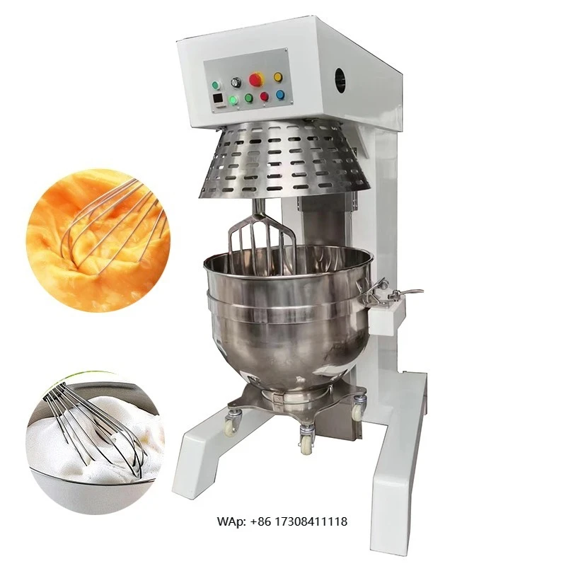Misturador e batedeira automática profissional de 120-150L para confeitaria, em novas condições, para a indústria alimentícia e de bebidas.
