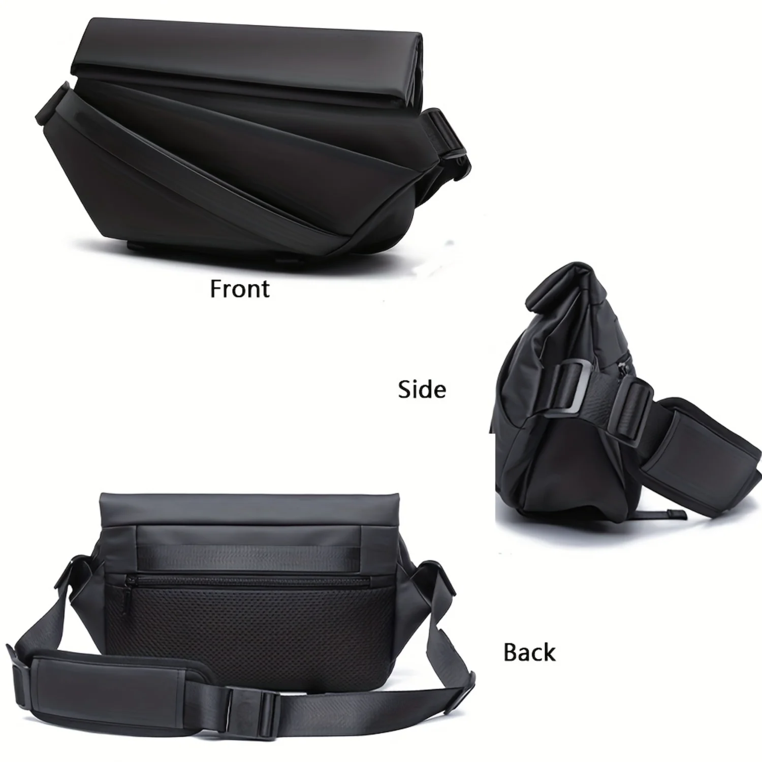 

Men's Waterproof Motorcycle Cross Body Chest Waist Bag, Multi Functional and Cool