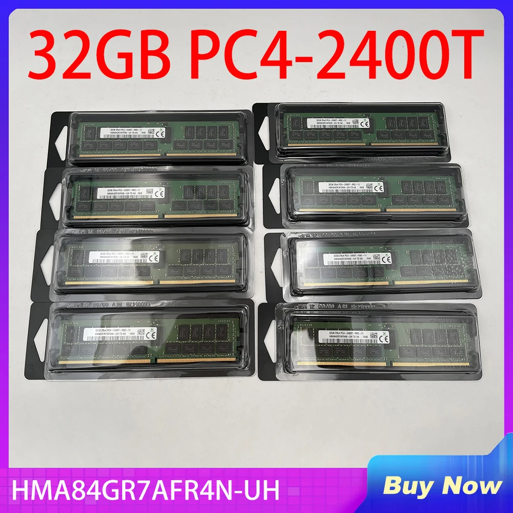 

1 PCS For SK Hynix 32G 32GB PC4-2400T 19200R RAM REG ECC Server Memory HMA84GR7AFR4N-UH