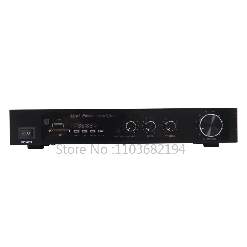 Desktop Power Amplifier HiFi Mini Digital Power Amplifier Home Karaoke Computer Cellphone Bluetooth Small Power