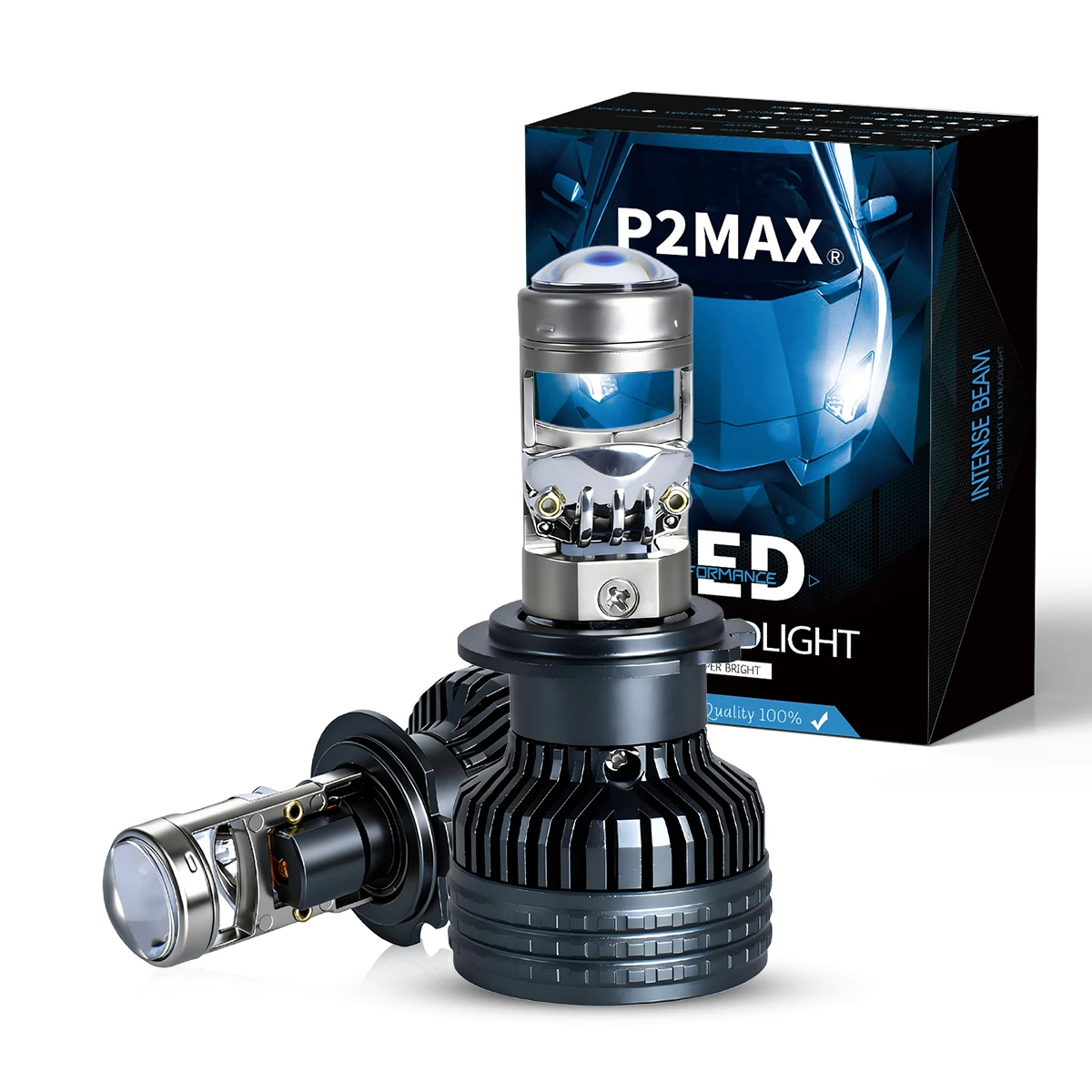 

A17 H4 H7 G11 9005 9006 ultra bright LED projector lens bulb 6000K white for car headlight lighting line