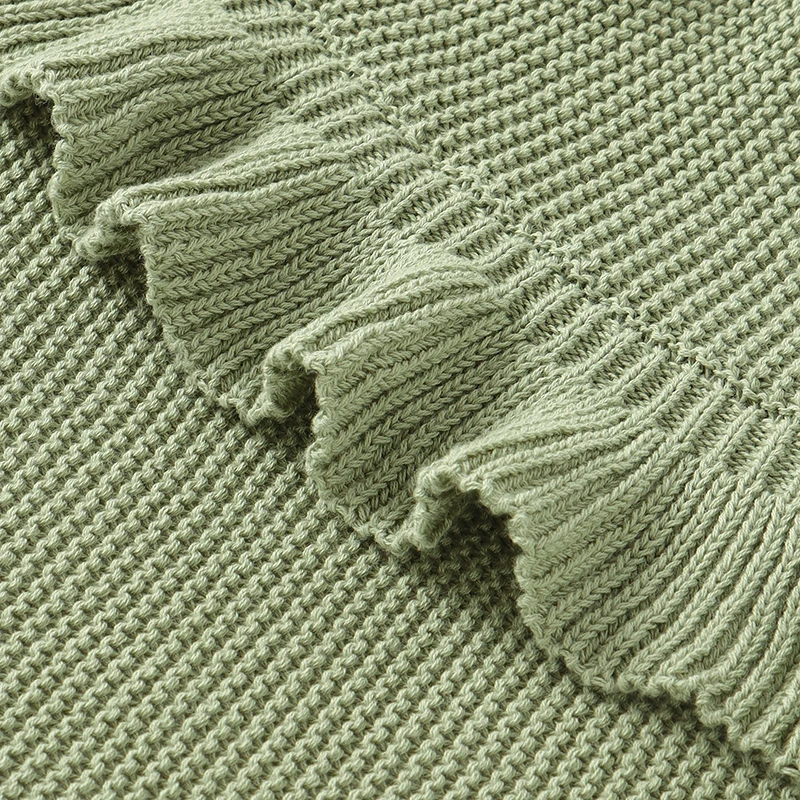 بطانية قماط موسلين محبوكة ناعمة ، بطانية استقبال للرضع ، أمان لحديثي الولادة ، رضيع ، صديق للجلد ، بلون واحد ، كلاب