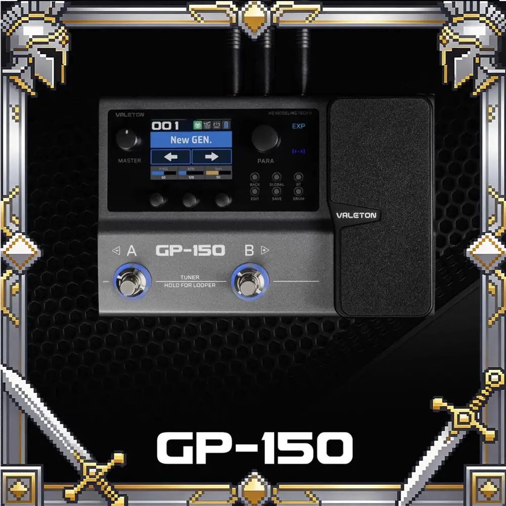 

Цифровой гитарный процессор эффектов Valeton GP-150 GP180 с моделированием усилителей NAM и 20 сторонними IR-файлами, конвертация файлов NAM