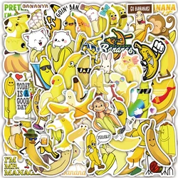 10/30/60pcs Funny Meme Cute Banana Animal Stickers Cartoon Decals Kid Toy Scrapbook DIY Phone Laptop Luggage Waterproof Sticker