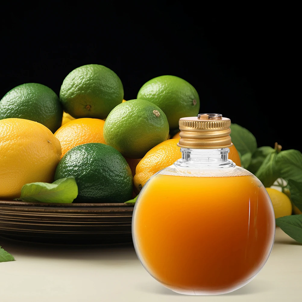 

8 Pcs Christmas Ball Wine Bottle Shaped Candy Jar Bulb Juice Bottles for Juicing The Pet Festive Decoration