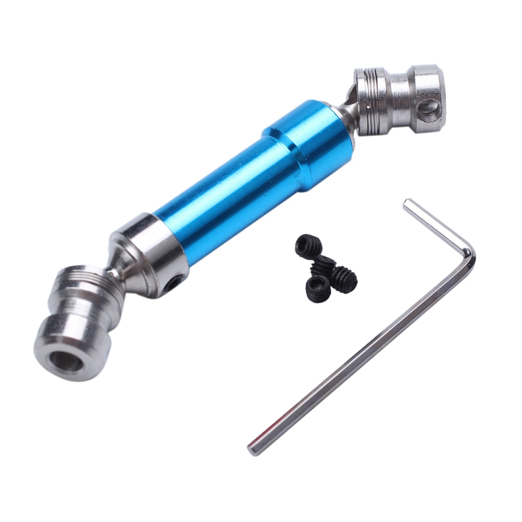 A63T-2Pcs eje de transmisión central trasero de Metal para 1:12 Wltoys 12428 12423 RC coche corto curso desierto Buggy todoterreno azul