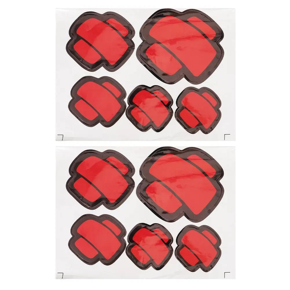 

Car Sticker 2 Sets Scratch Protector Funny Cars Stickers Cute Auto Waterproof Durable Material Easy Installation Adjustable Fit