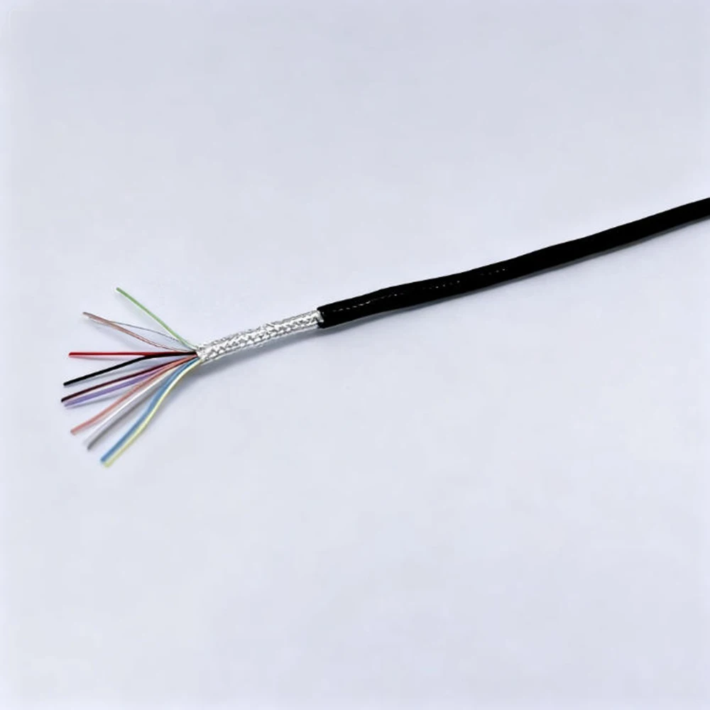 

Сверхтонкий посеребренный экранированный оплетовый кабель 10/20 Core Signal Line Сверхтонкая тефлоновая оболочка для точной передачи сигнала