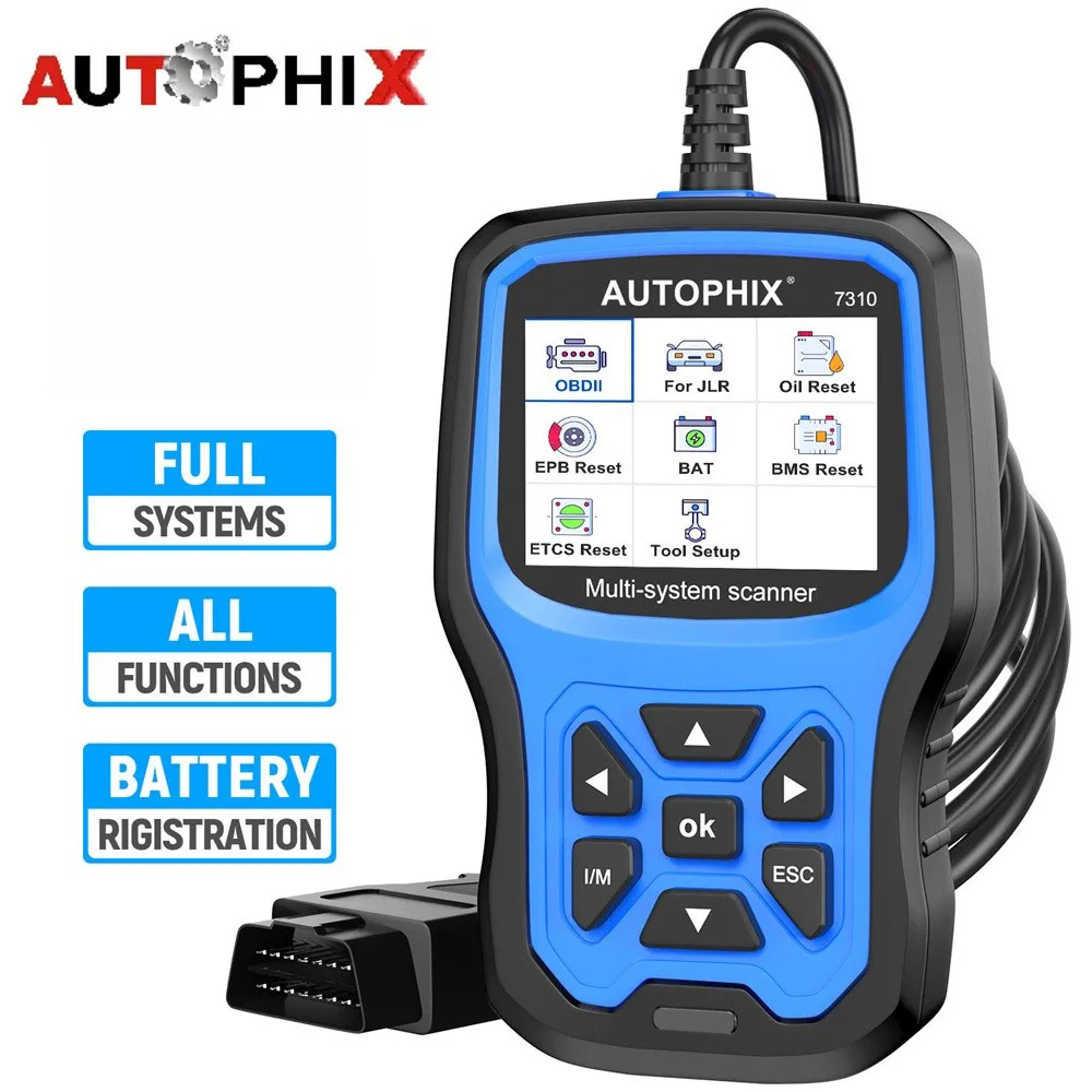 AUTOPHIX 7310 OBD2 Scanner For Land Rover For Jaguar Full Systems Car Code Reader Oil DPF ABS Diagnostic Tool for JLR After 1996