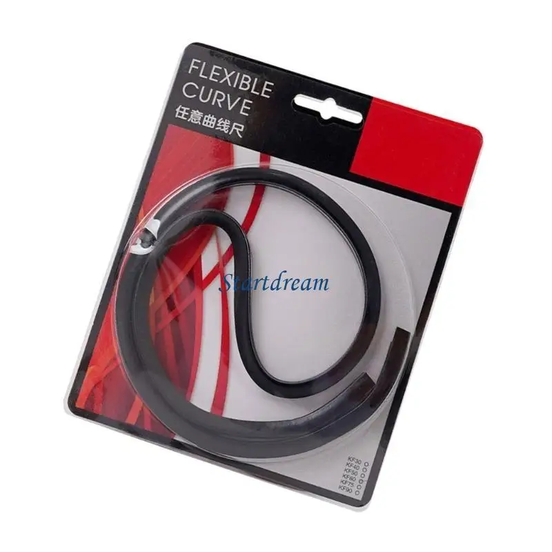 Bendable Ruler Flexible Curves Ruler Craft Measure Tool Drawing Sewing Ruler K92C