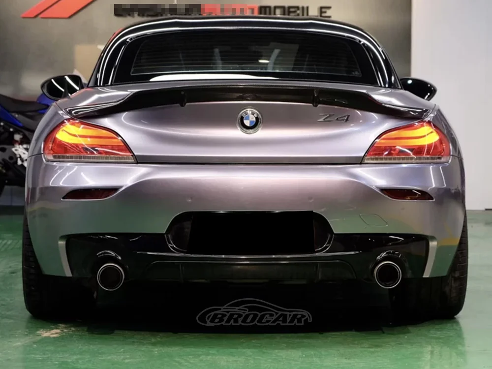 For BMW Z4 E89 Coupe 18i 20i 23i 28i 30i 35i 2009-2014 R Style FRP/real carbon fiber spoiler E89 Z4 rear trunk spoiler tuning