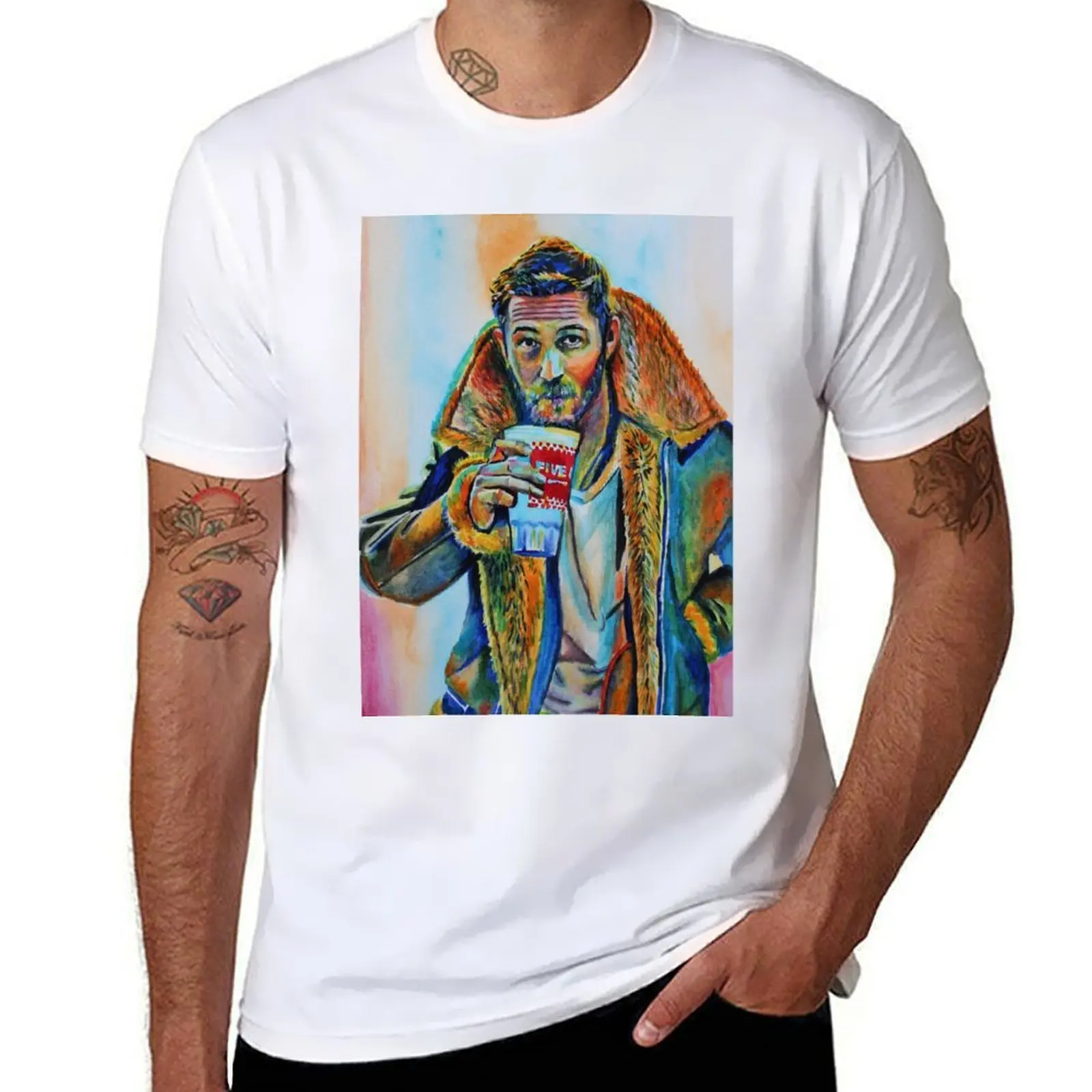 

Tom Hardy T-Shirt t shirts for man cotton funny t shirts for man pack cotton T-Shirt