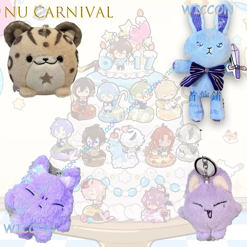 Nu Carnival Eiden Yakumo Olivine Aster cosplay Fox Ball 6cm Squeeze Cosplay Stress Relief Fidget Game Accessory