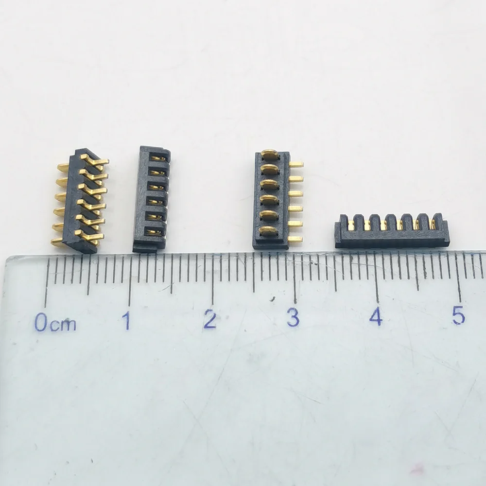 10pcs/Lot Blade battery Socket Connector 6 Pin Pitch 2.0 MM Drone Battery Connector Male Female 6P
