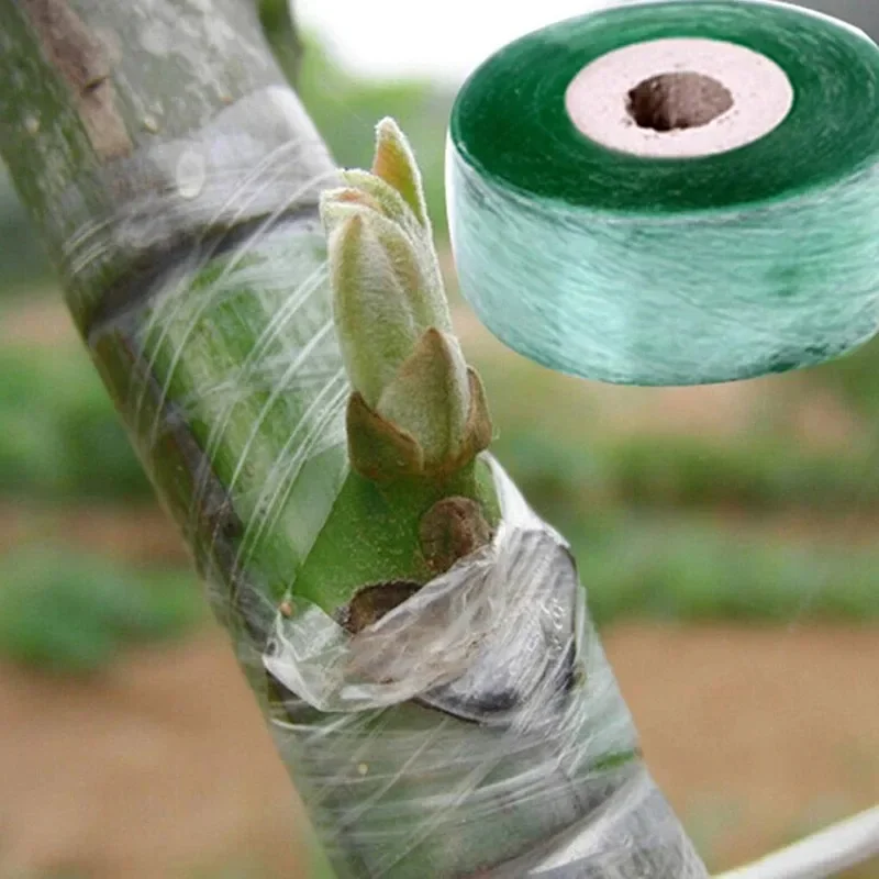 

Grafting Tape Garden Barrier Nursery Tape Grafting Film for Fruit Tree Roll Stretchable Self-Adhesive Degradable Parafilm