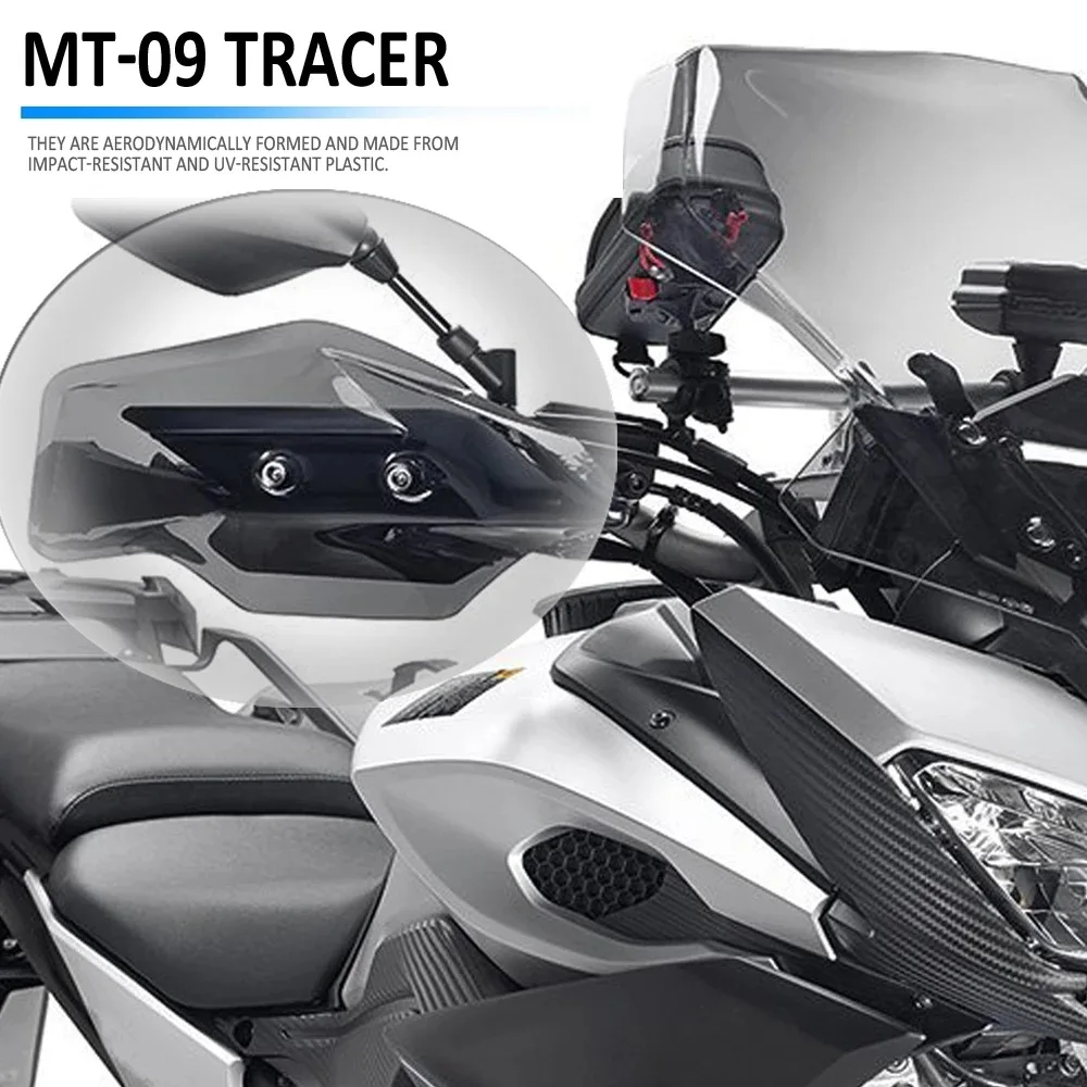 Suitable for Y*m*h* MT-09 Tr*cer 900 14-17 Motorcycle Retrofit Hand Protector with Elevated Windshield