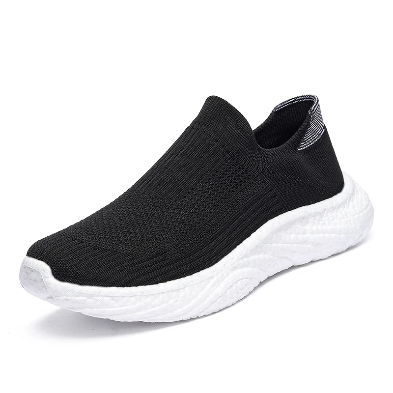 Men Summer Mesh Walking Loafers Women Sports Outdoor Shoes Light Father Flats Breathable Fitness Sneakers Soft Size 36-44