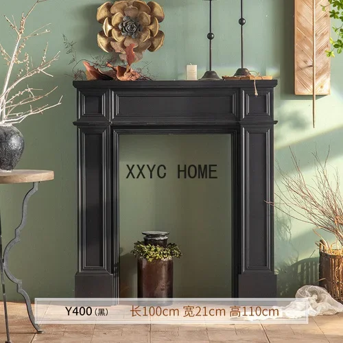 

Retro French Fireplace Decoration Domestic Wedding Dress Photography Shooting Props Outdoor Simulation Fireplace European Style