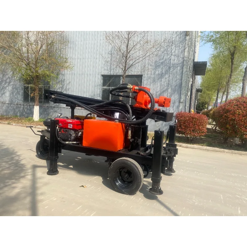 YG أفضل بيع سعر المصنع عجلة 100-300 متر عمق آلة حفر المياه الجوفية والملحقات