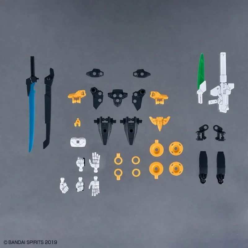 Bandai em estoque original 30mm 1/144 figuras de anime EXM-H15D ACERBY [TYPE-D] figuras de ação brinquedos modelo colecionável presentes para crianças