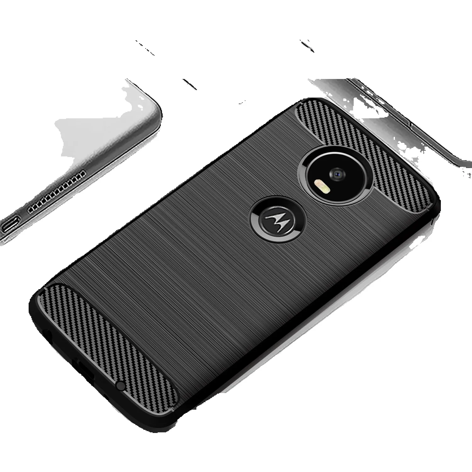 Silicone Motorola Force Moto Z4 Play X4 Carbon Fiber Phone Cover For Moto X4 Z4 Shockproof Matte Case Coque Fundas