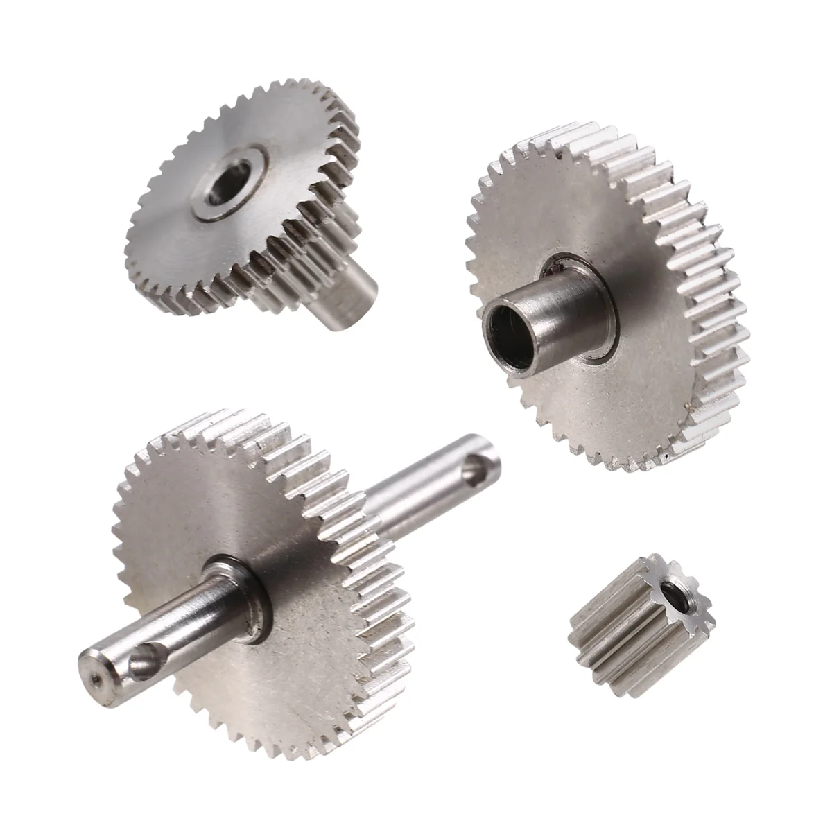 ABJL TRX4M Steel Overdrive Underdrive Stock Transmission Gear Pinion Set for 1/18 RC Crawler TRX4M Bronco RC Upgrades 16:6:1