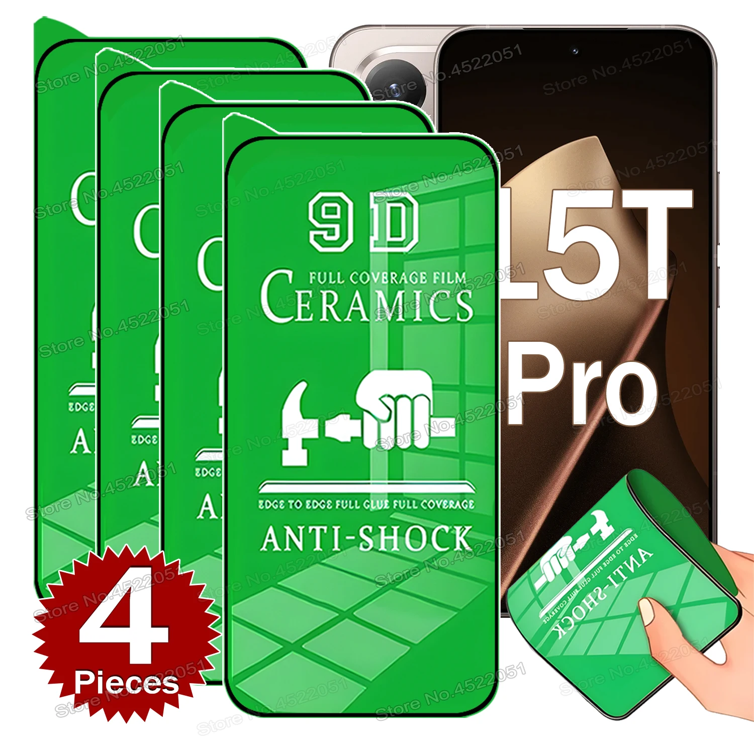 

4PCS Ceramic Soft Film For Xiaomi Mi 15T 15 T Pro Full Cover Screen Protector For Xiaomi 15T Phone Front Protect Film Non Glass
