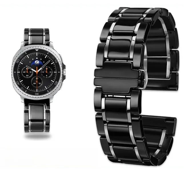 Ceramics Strap For Samsung Galaxy Watch 9 8 44mm 40mm Replacement Band For Galaxy Watch8 Classic 46mm Bracelet Belt Accessories