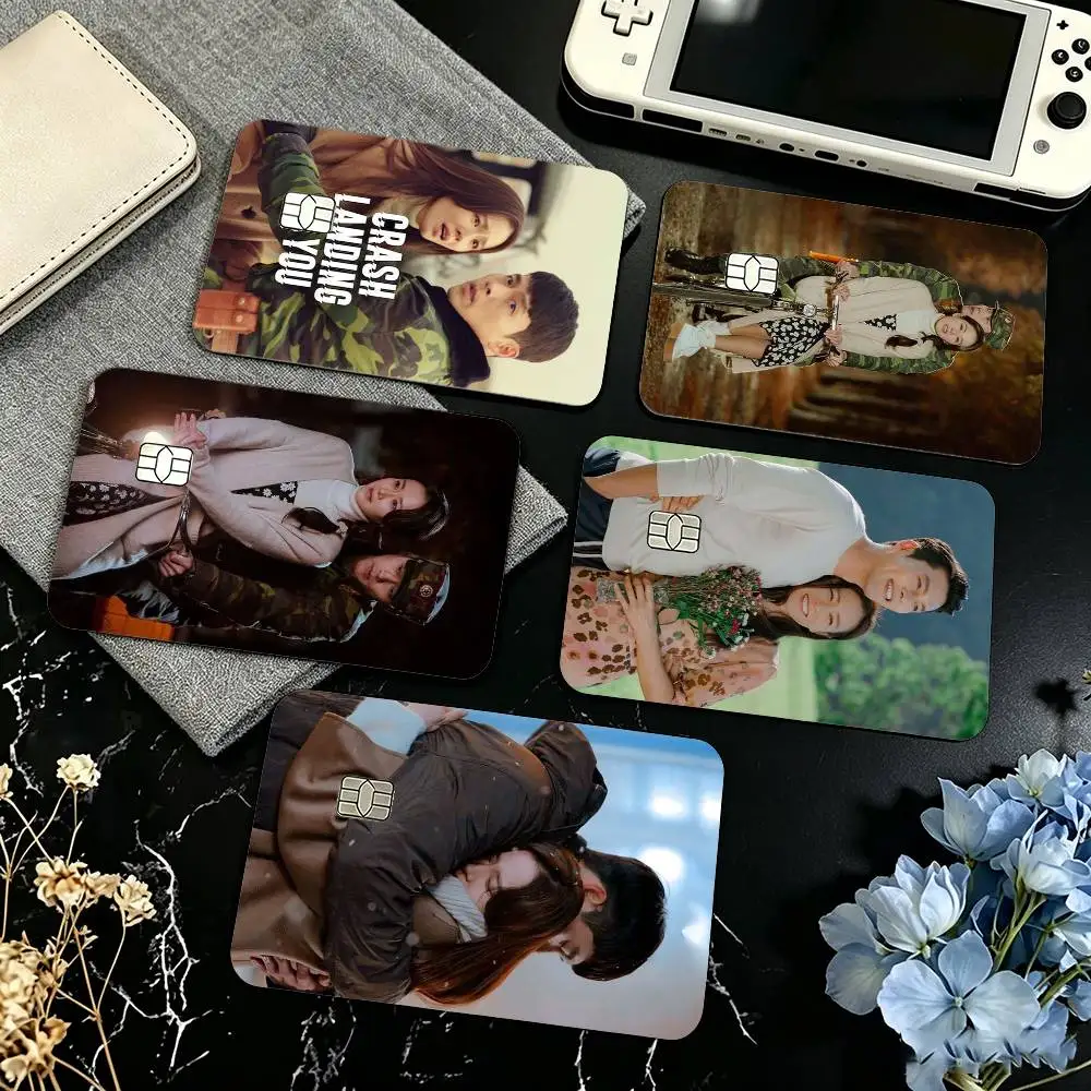 Crash Landing on You Korean TV Credit Card HD Stickers Small Chip Waterproof Sticker Game Card Decal Gift