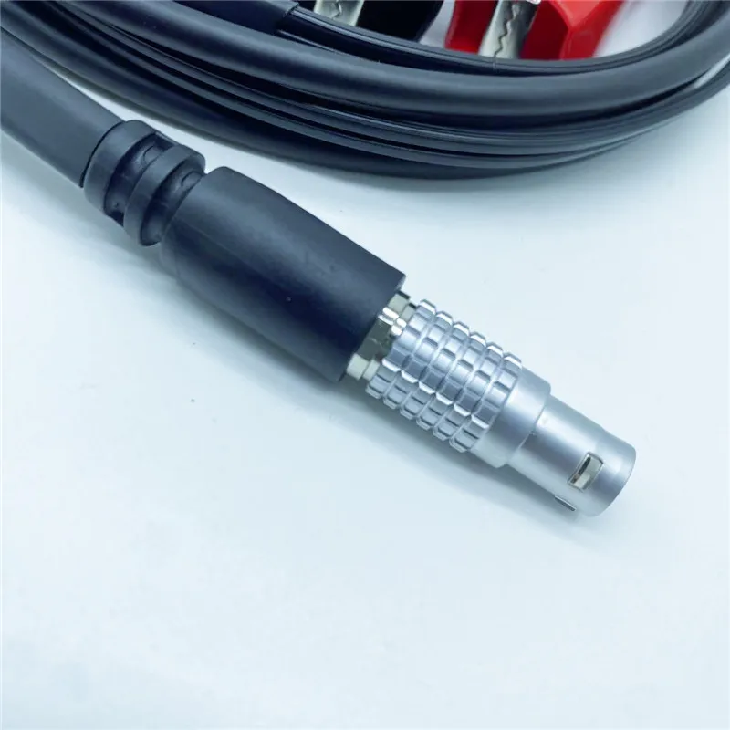 NEW CHCNAV GNSS GPS RTK receiver to DL6 DL8 DL9 radio data/power cable,A00910Y,7pin to 5pin and alligator clips