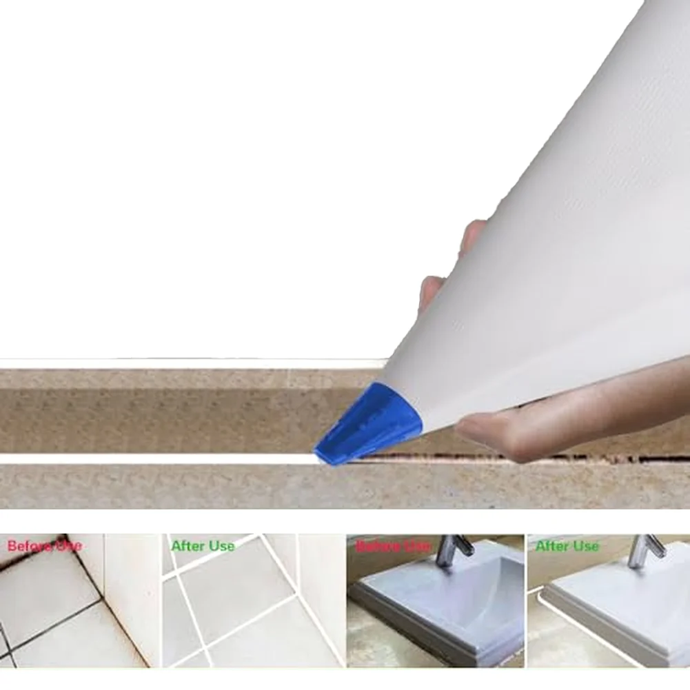 

Grout Application Set with 3 PE Jointing Bags 1 Shovel 1 Leveling Tool Compatible with Ceramic Porcelain Tiles