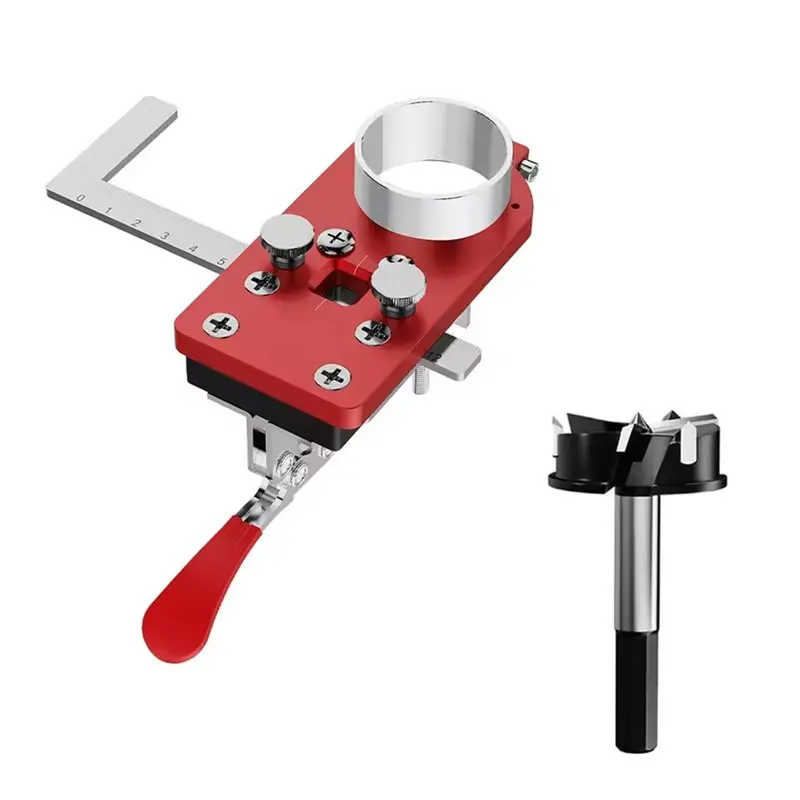 24-Hour Delivery Hole Drilling Guide Locator For Woodworking 35Mm Hinge Boring Jig With Fixture Hole Opener Template Tools