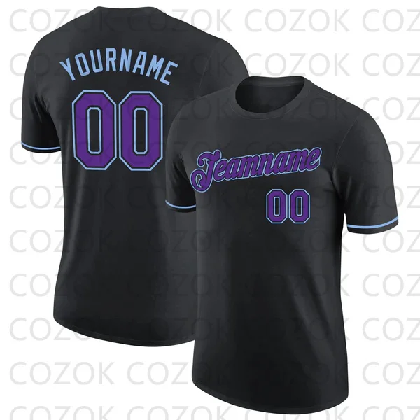 

Custome Black Football Jerseys for Men Women Unisex Football Short Sleeves Athletic Tee Shirts