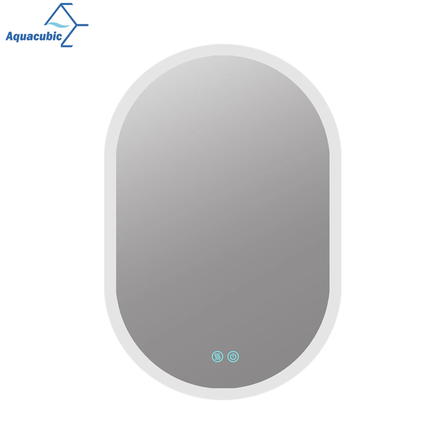 Ready to Ship 32X24 Inch Bathroom Mirror with Lights Anti Fog Dimmable LED Mirror Frameless Oval Smart Vanity LED Mirror