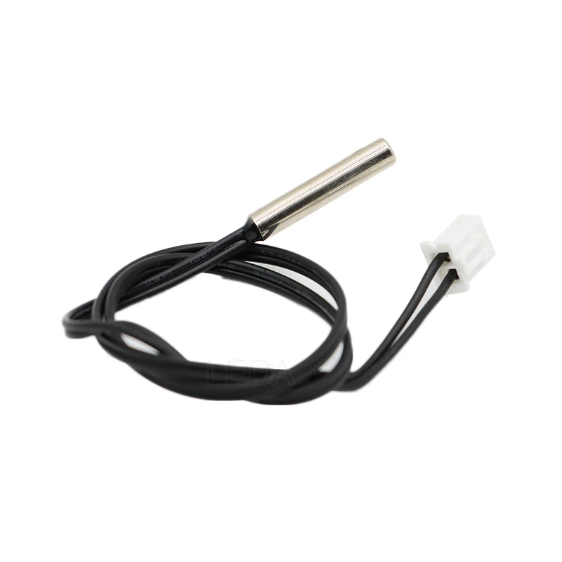 Imagem -04 - Sensor de Temperatura do Termistor Impermeável Sonda do Cilindro com Fio 4x20 mm Precisão de 10k Ohm 3435 Ntc 1pc