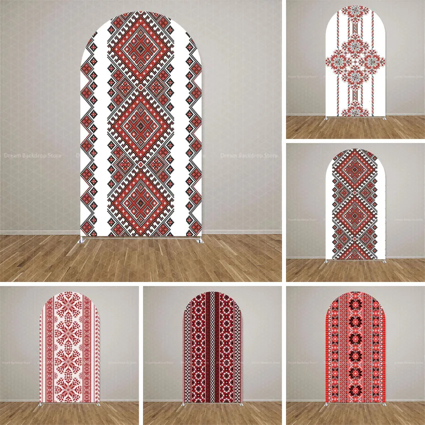 

Двусторонний фон-арка с палестинской вышивкой хной и дизайном Чиара для детских дней рождений, свадеб, девичников и декораций на мероприятиях