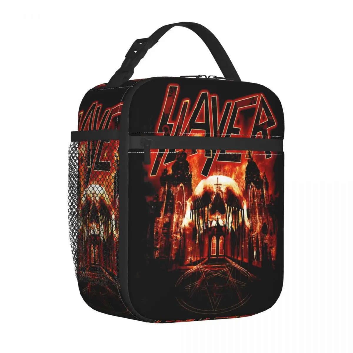 Insulated Lunch Box Slayers Not Of This God Merch Music Band Lunch Food Box Ins Style Thermal Cooler Bento Box For Office