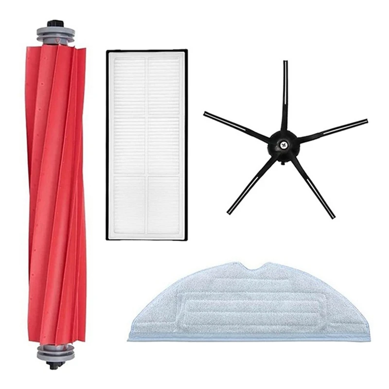 For Roborock S7 S70 S75 S7max T7S Mop Cloth Washable Hepa Filter Side Brush Vacuum Cleaner Main Brush Accessories
