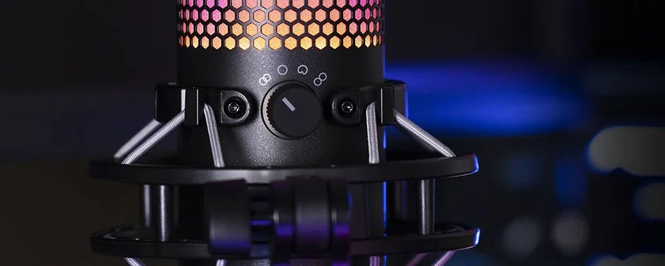 【新品未使用】HYPERX QUADCAST S Amazon.com: HyperX QuadCast S RGB USB Condenser Microphone for PC