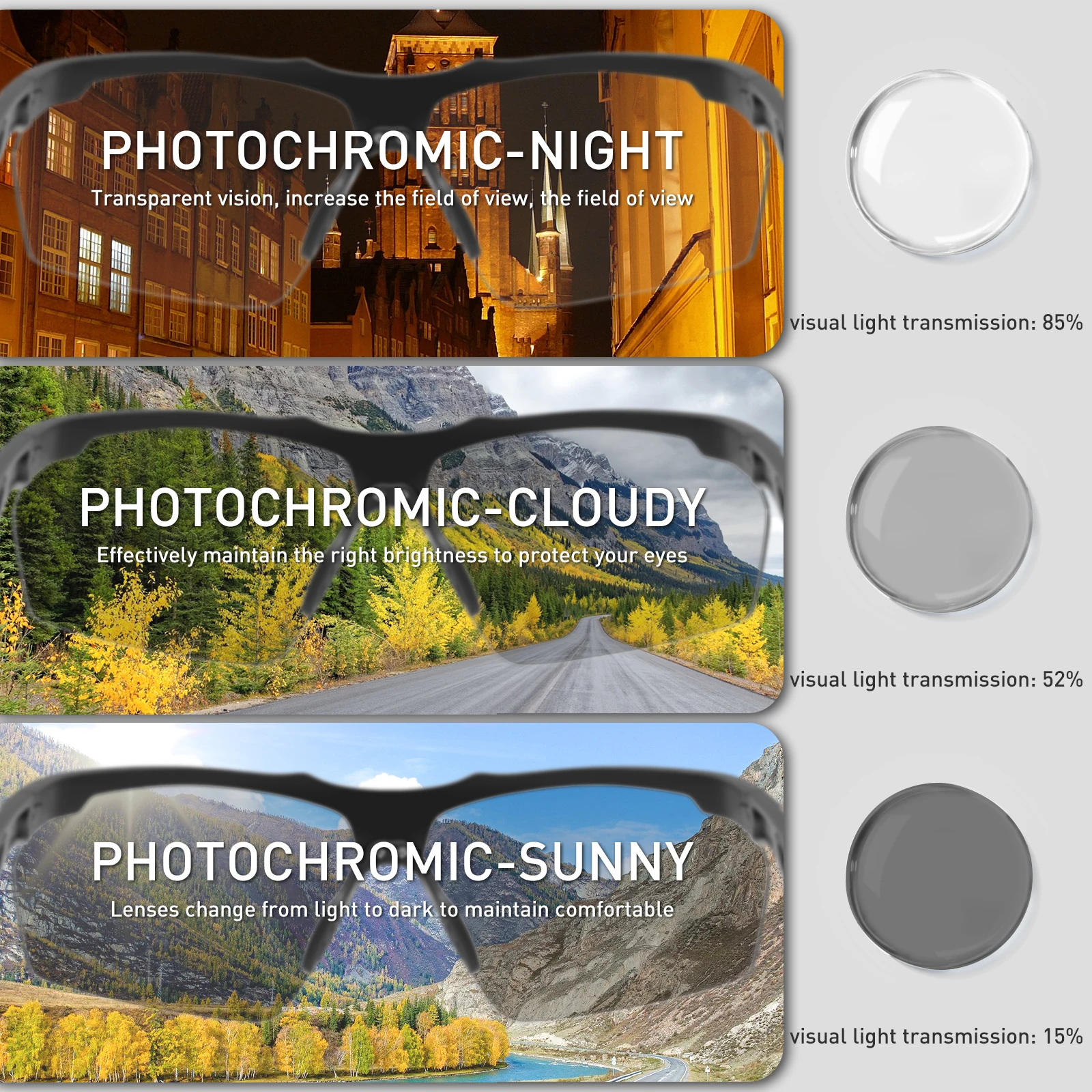 SCVCN جديد UV400 حماية الرجال النساء في الهواء الطلق ركوب يندبروف نظارات المشي لمسافات طويلة نظارات رياضية الدراجات النظارات الشمسية اللونية