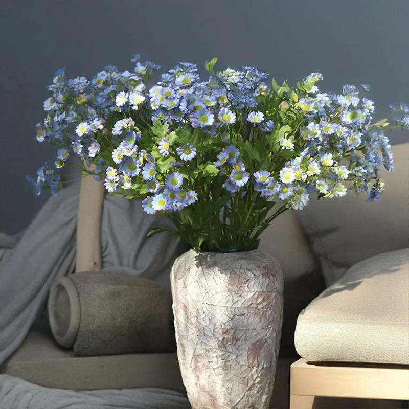 53CM manzanilla fresca Artificial estilo campo decoración del hogar Margarita decoración de boda accesorios de fotografía