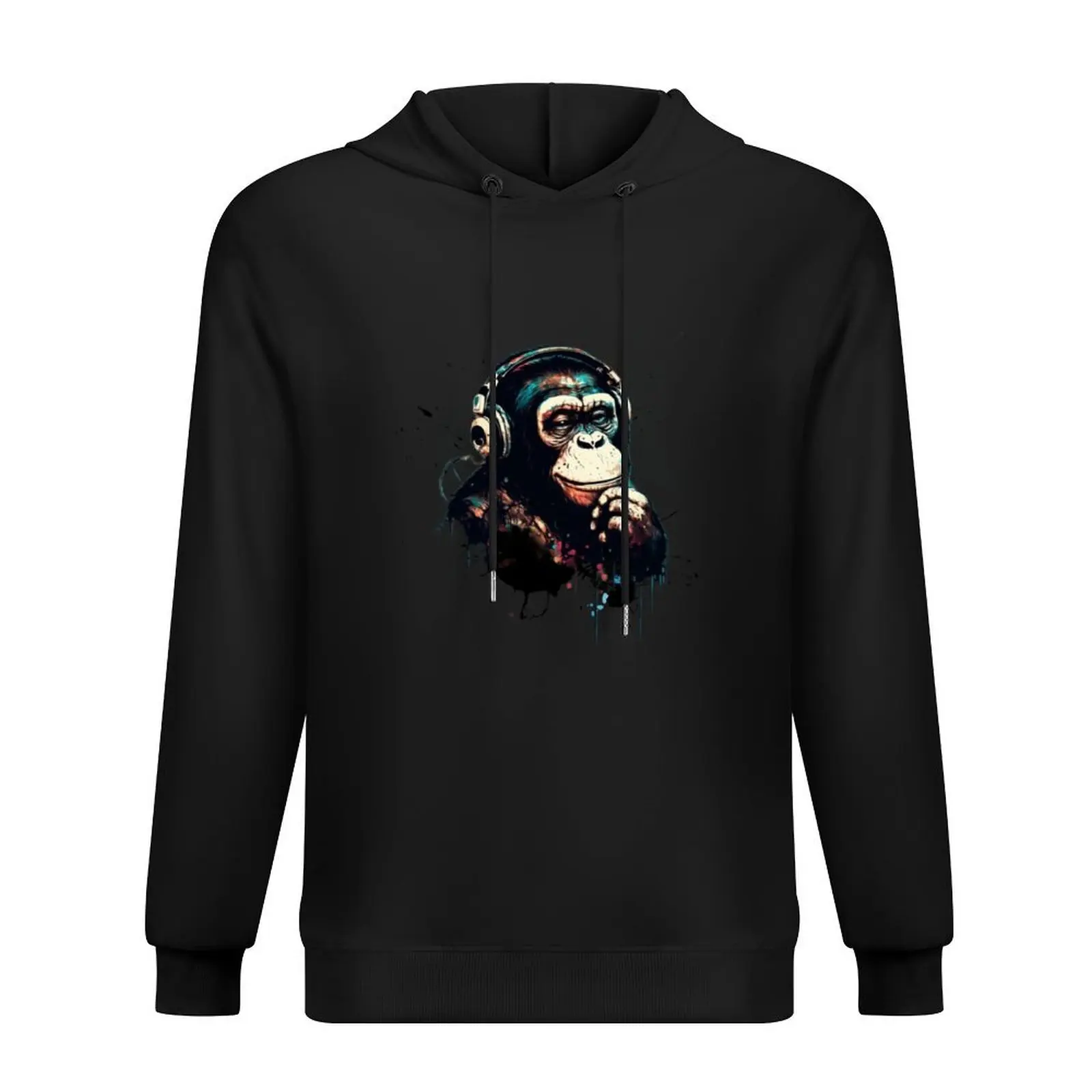 

Graffiti Dj Monkey Business N.13 Hoodie hooded shirt anime clothing fashion men graphic t shirts men mens hoodies