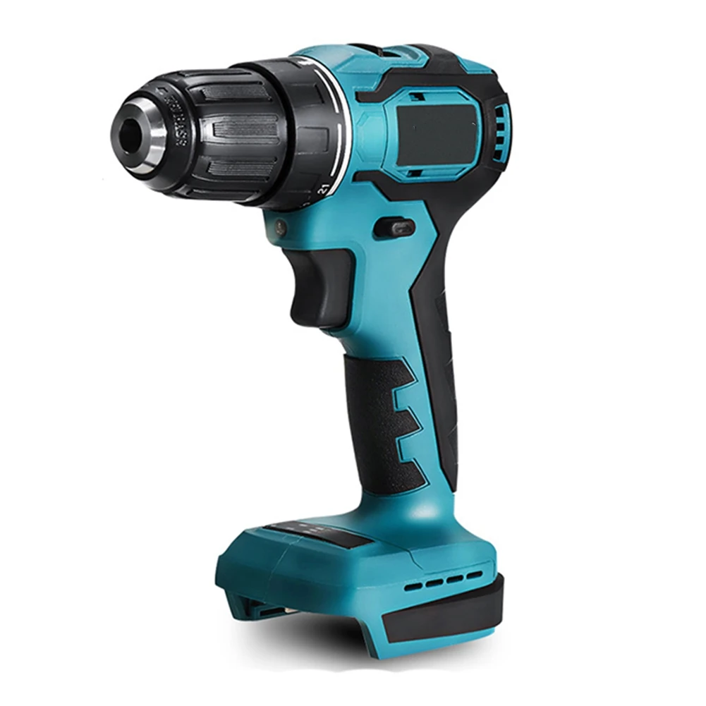 

90N.M Cordless Brushless Electric Drill Rechargable DIY Power Tool Hammer Drill Screwdriver Wrench for Makita