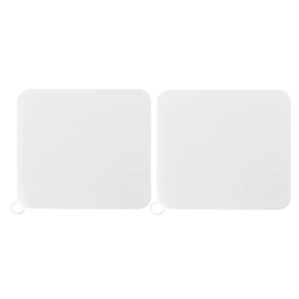 

2Pcs Bathroom Floor Drain Cover Anti Odor Square Design Kitchen Sink Corner Tub Sewer Drain Cover Handle Style