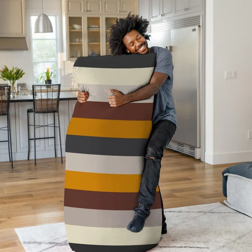 あらゆる年齢層向けの巨大な6フィートのビーンバッグチェア: 大きく、豪華で快適なラウンジャー