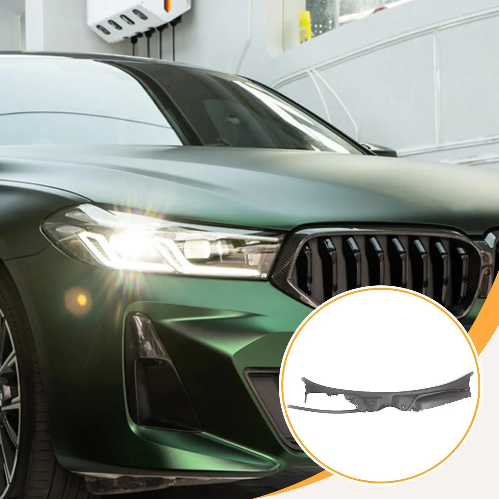

Wear Resistant Windshield Frame Cover PP Material Front Cowl Panel for Mercedes-benz E-class W211 2007-2009 Facelift LHD